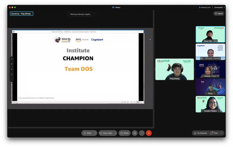 Champion, AWS × Cognizant BuildOn Hackathon, photo 1