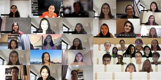 Participants and speakers at our virtual events.